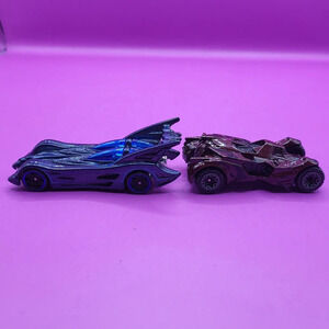 2 Batman Batmobile Hot Wheels Diecast Cars 2004 2015